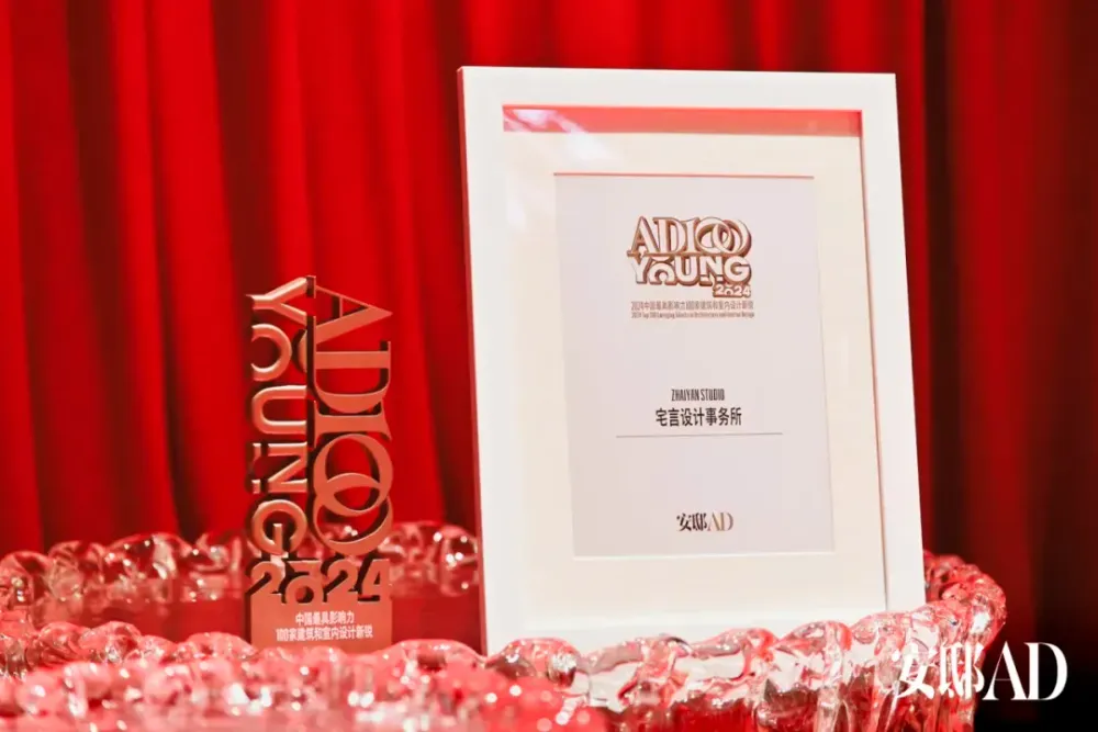 AD100 YOUNG award ceremony, Zhai Yan took a photo with the judge Maria Porro, chairman of the Milan International Furniture Exhibition in Italy.